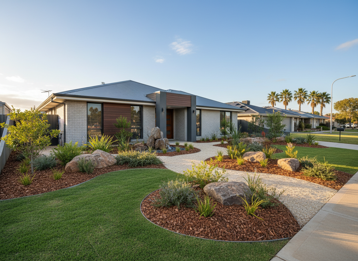 Front Yard Landscaping in Perth, WA